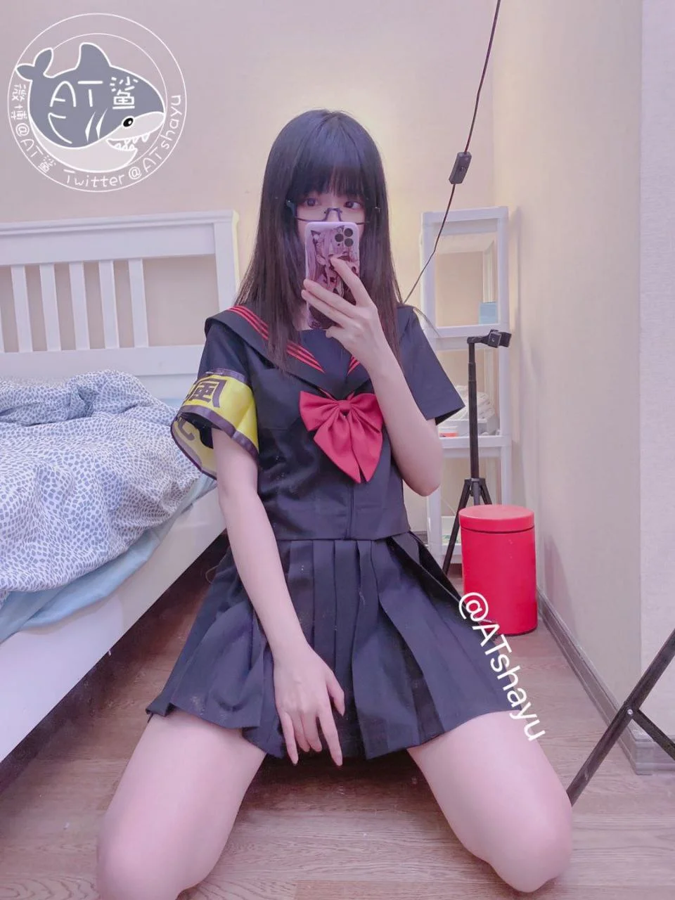 AT鲨 - 不守纪律的风纪委员 [51P,1V-20MB] tg@simisebaisi 【丝足阁】018.webp
